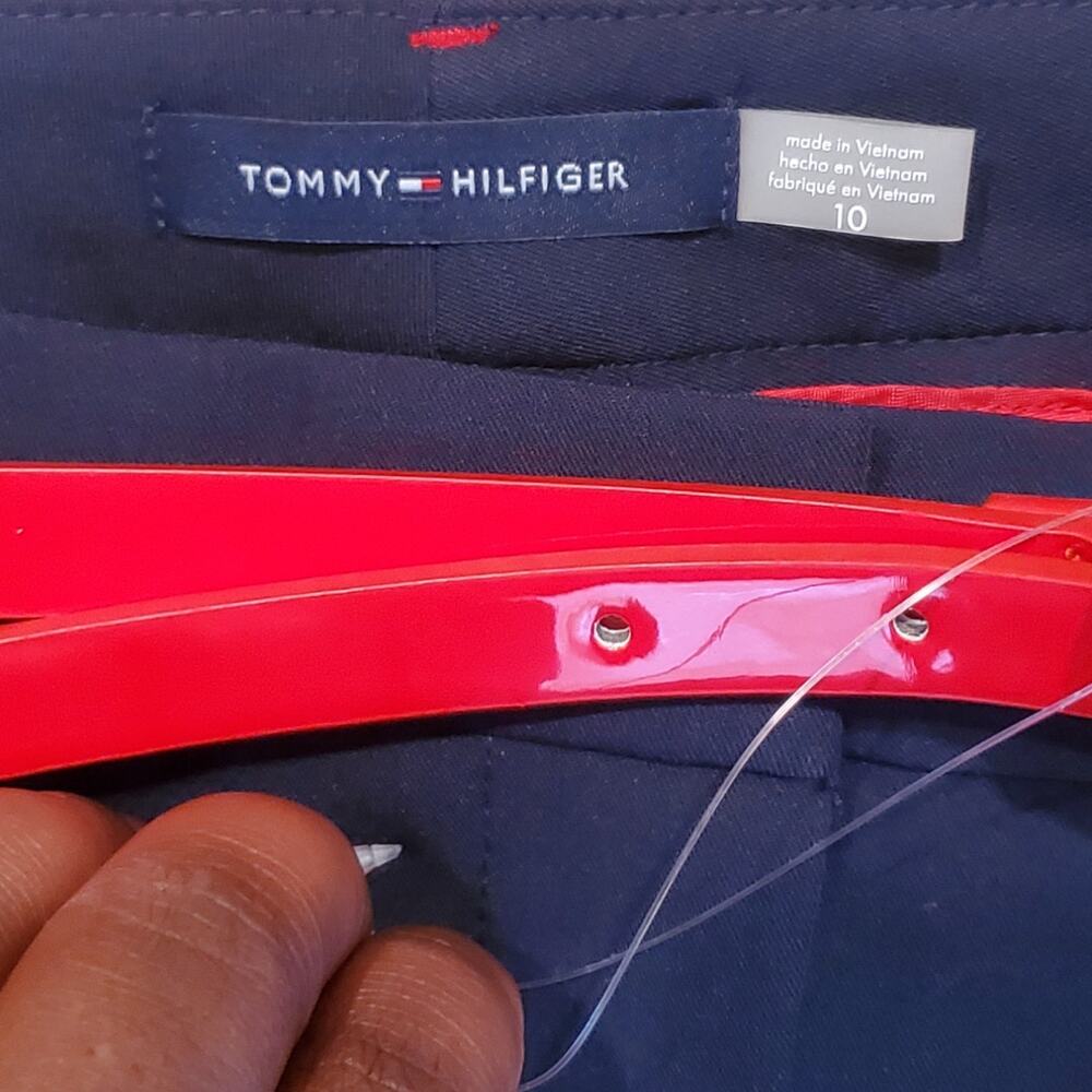Tommy Hilfiger Navy Radcliffe Pants Size 10 - Picture 6 of 9